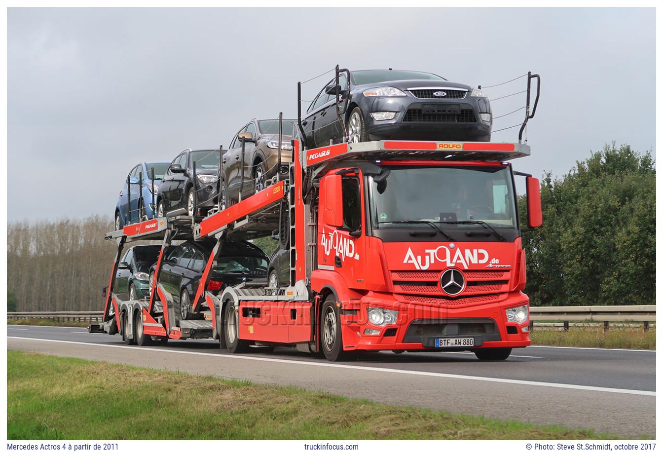 Mercedes Actros 4 à partir de 2011 Photo octobre 2017