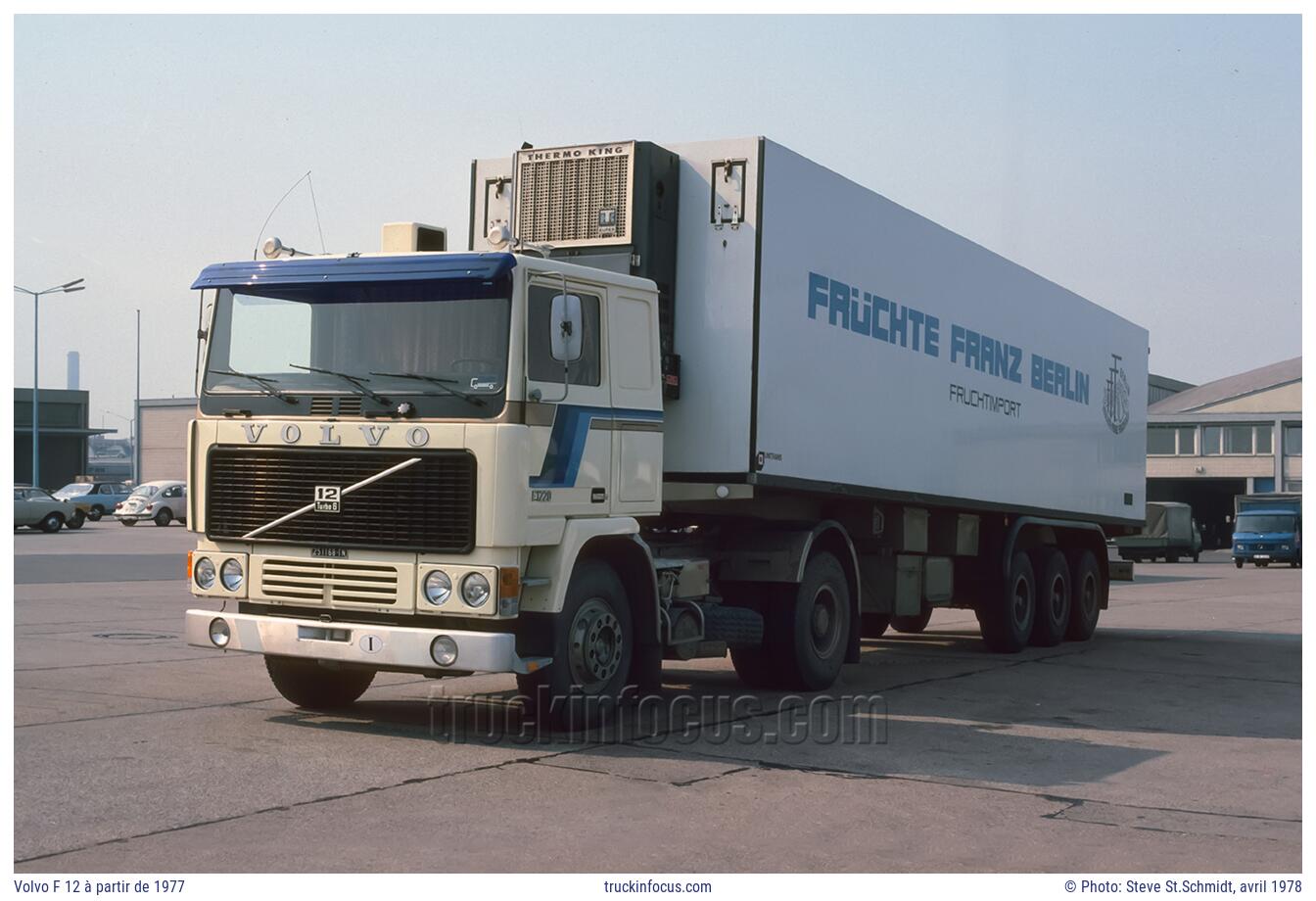 Volvo F 12 à partir de 1977 Photo avril 1978