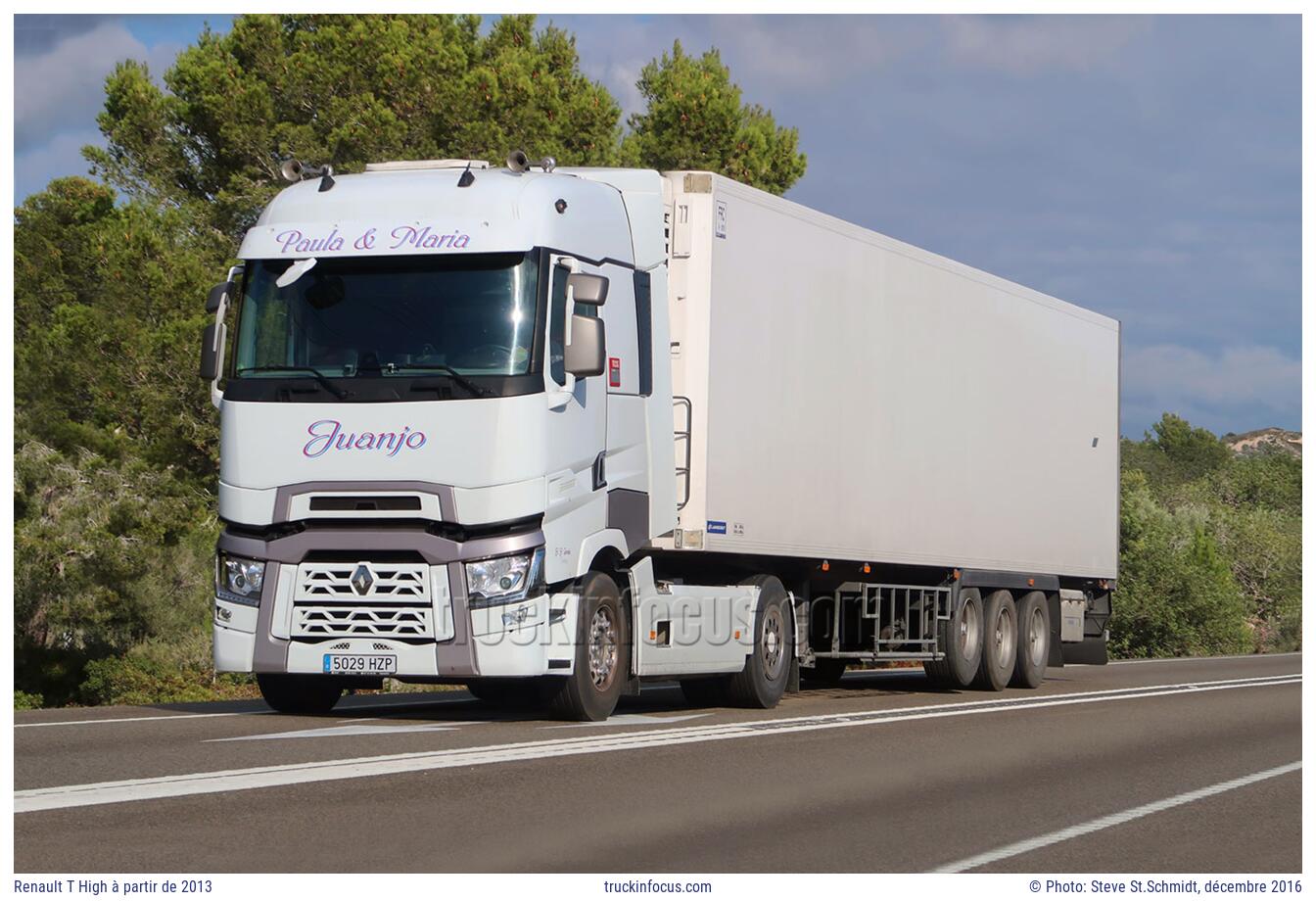 Renault T High à partir de 2013 Photo décembre 2016