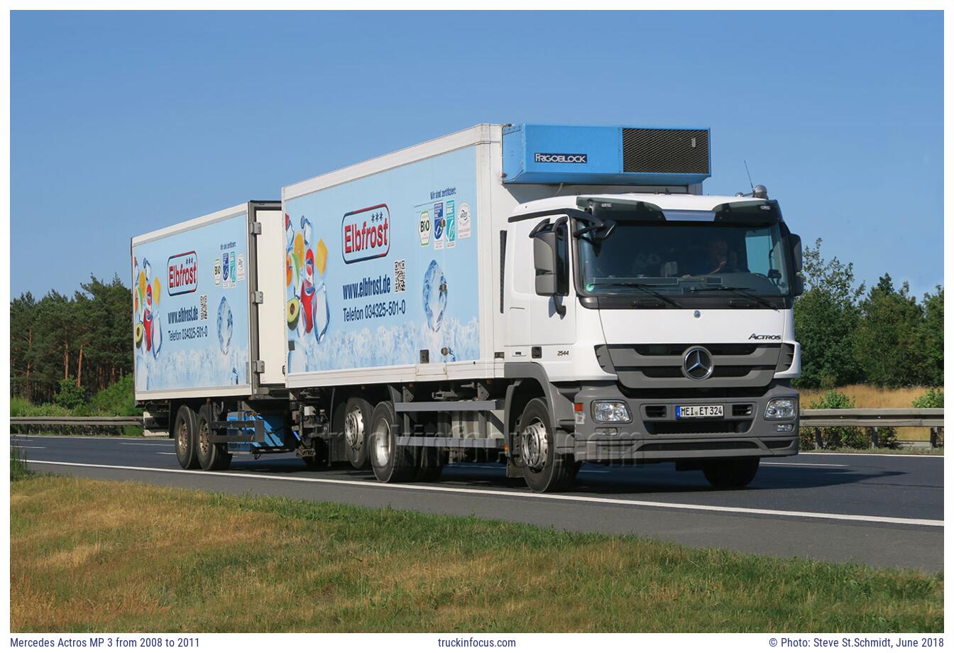 Mercedes Actros MP 3 from 2008 to 2011 Photo June 2018