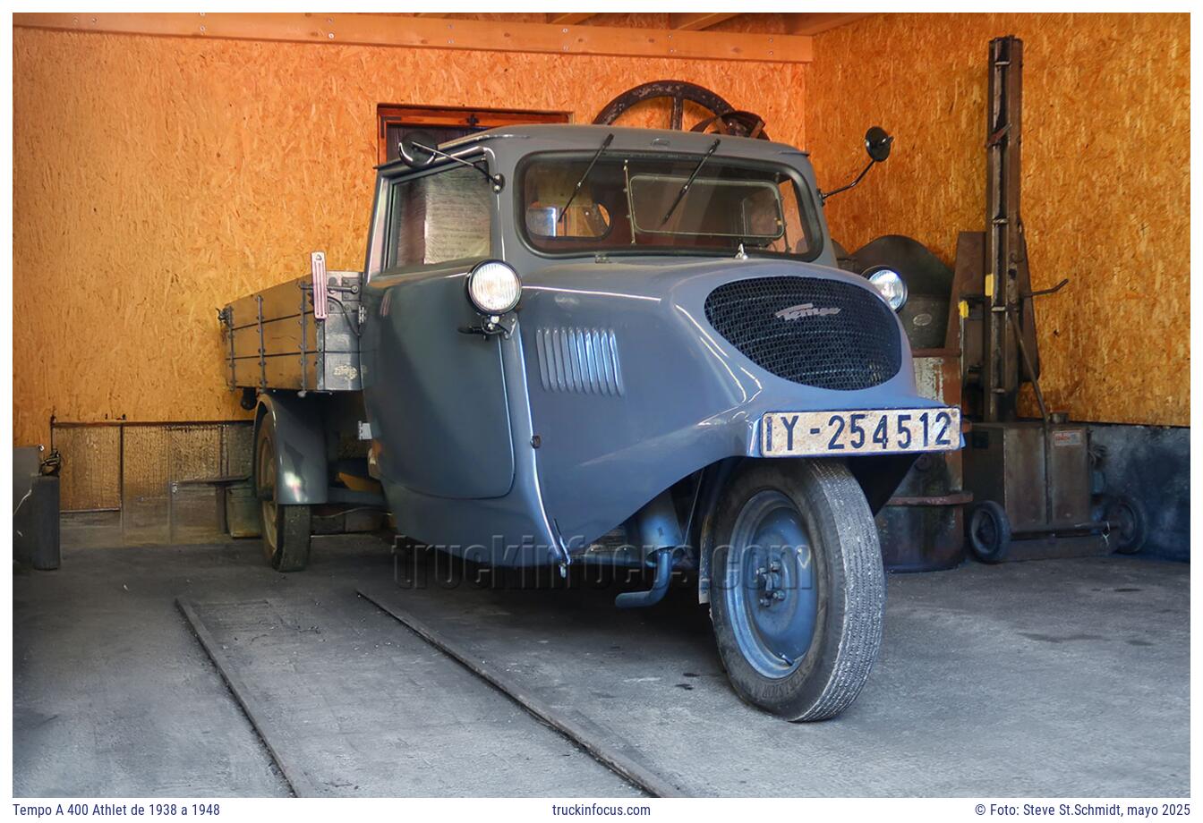 Tempo A 400 Athlet de 1938 a 1948 Foto mayo 2025