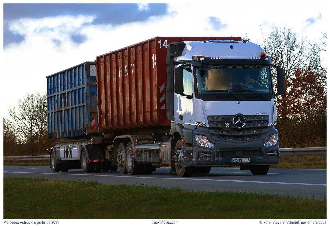 Mercedes Actros 4 a partir de 2011 Foto noviembre 2021