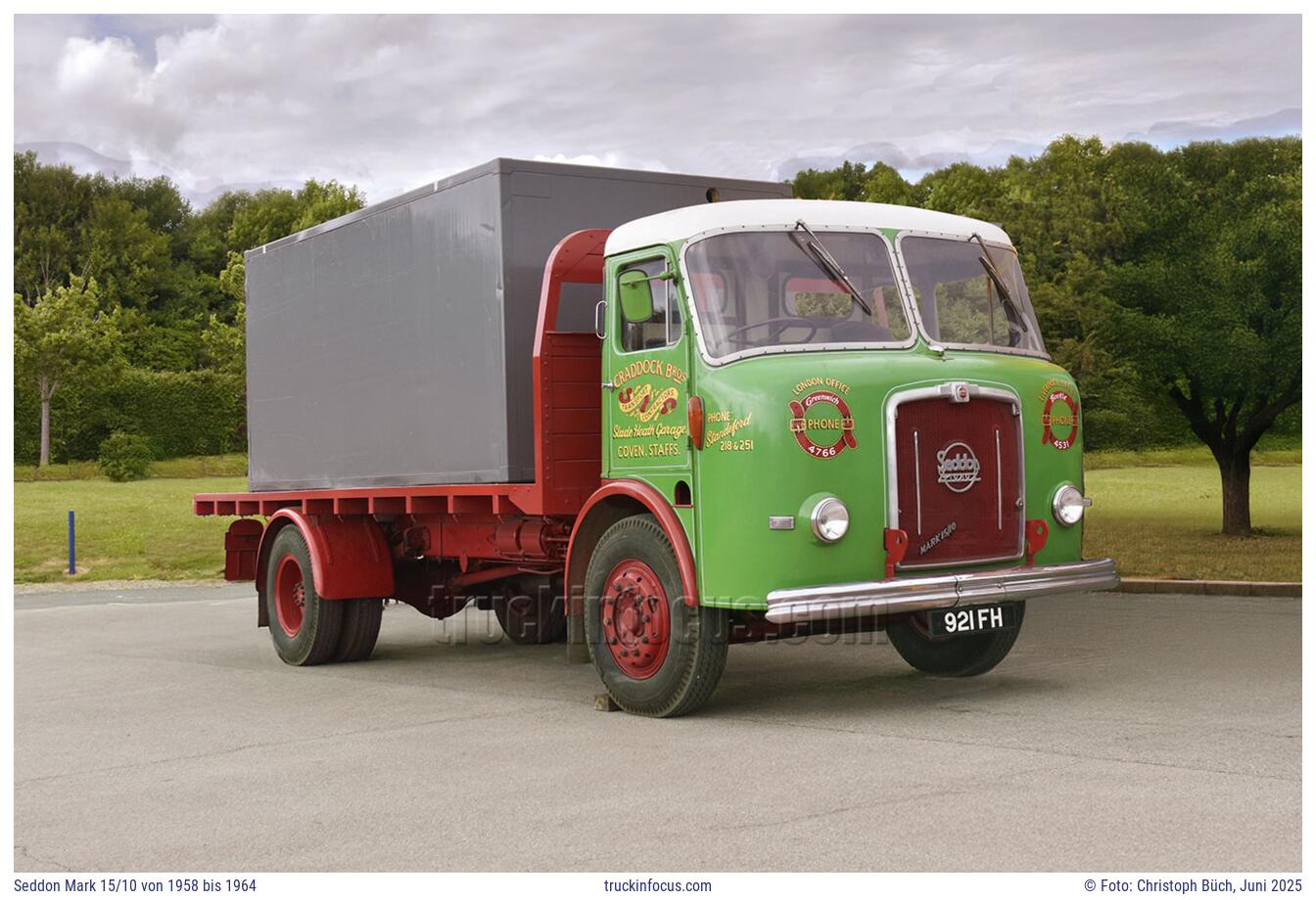 Seddon Mark 15/10 von 1958 bis 1964 Foto Juni 2025