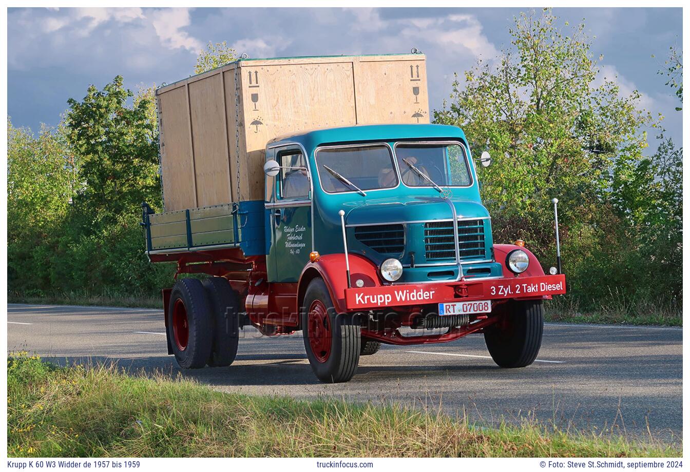 Krupp K 60 W3 Widder de 1957 bis 1959 Foto septiembre 2024