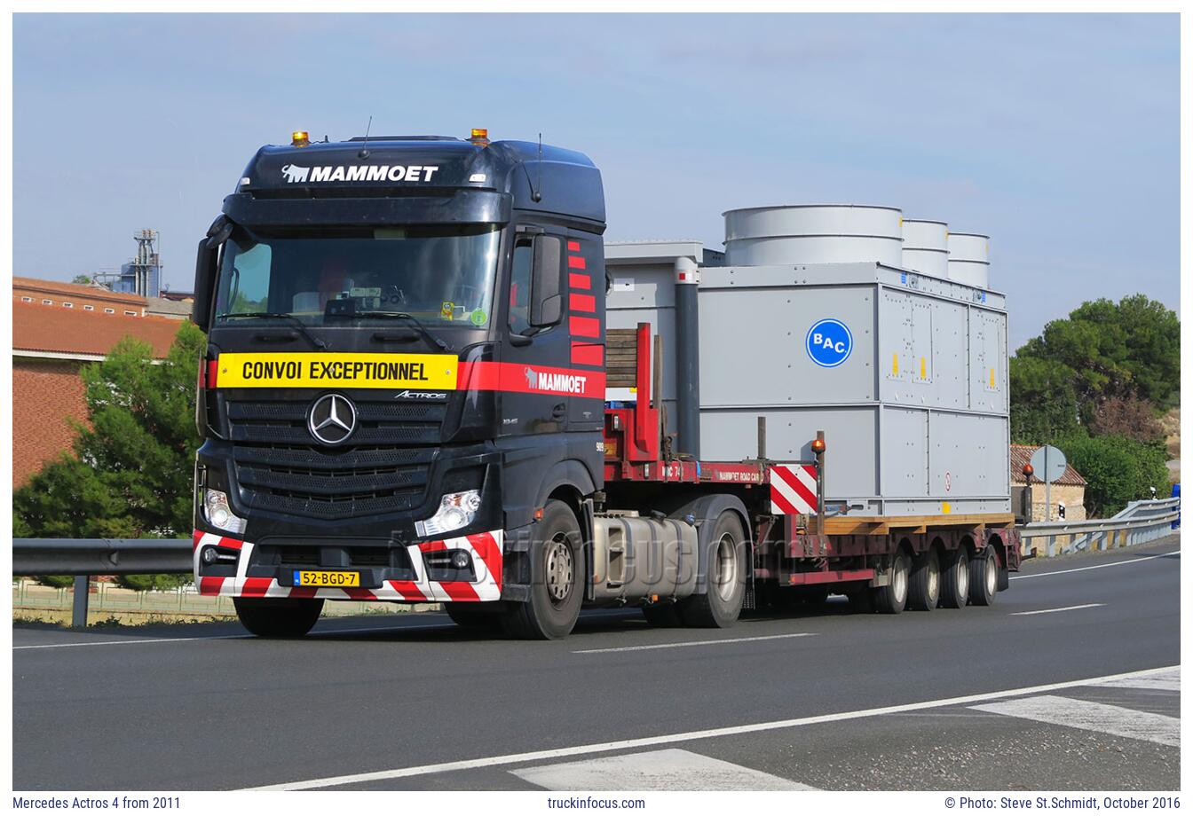 Mercedes Actros 4 from 2011 Photo October 2016