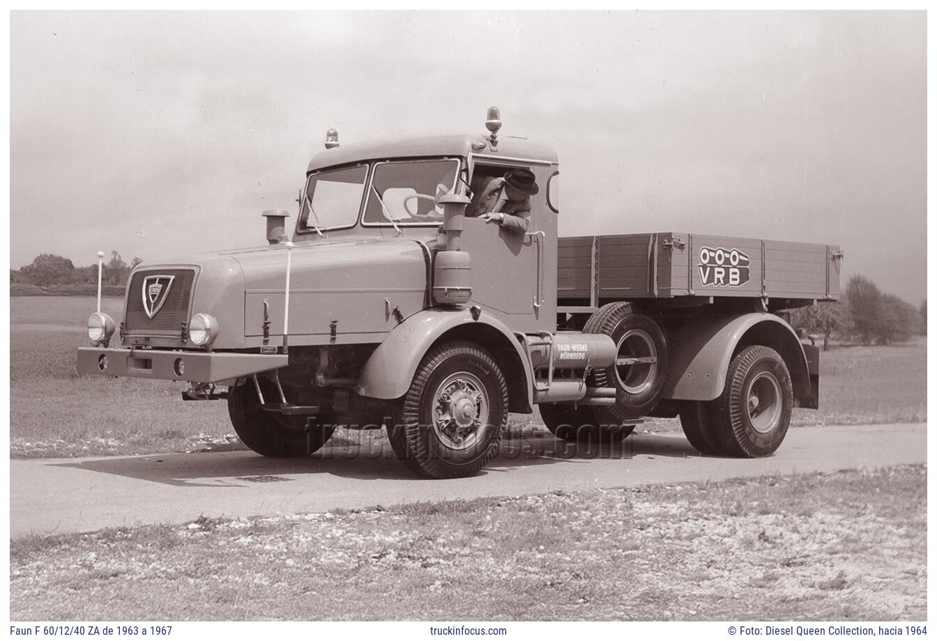Faun F 60/12/40 ZA de 1963 a 1967 Foto hacia 1964