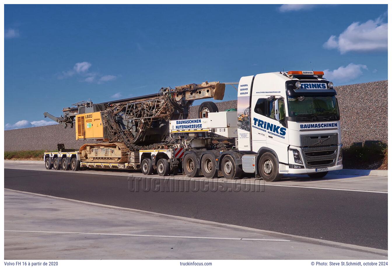 Volvo FH 16 à partir de 2020 Photo octobre 2024