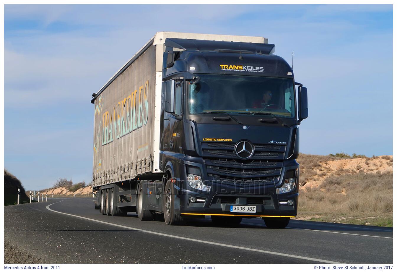 Mercedes Actros 4 from 2011 Photo January 2017