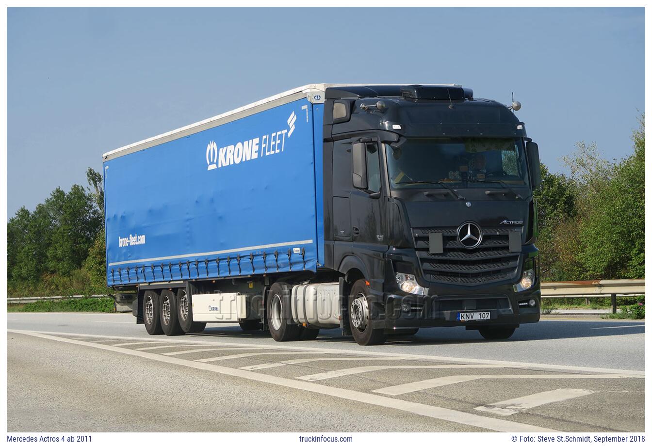 Mercedes Actros 4 ab 2011 Foto September 2018