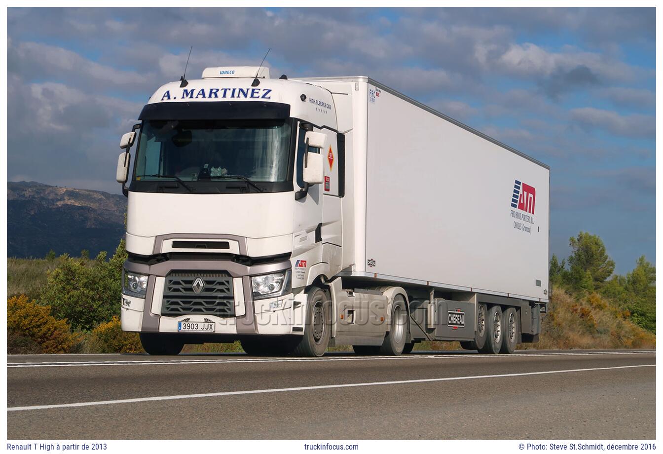 Renault T High à partir de 2013 Photo décembre 2016