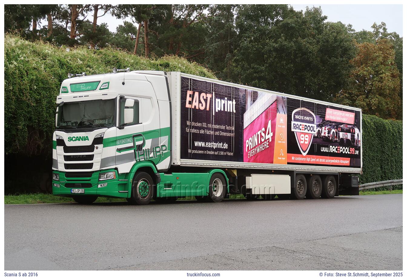 Scania S ab 2016 Foto September 2025