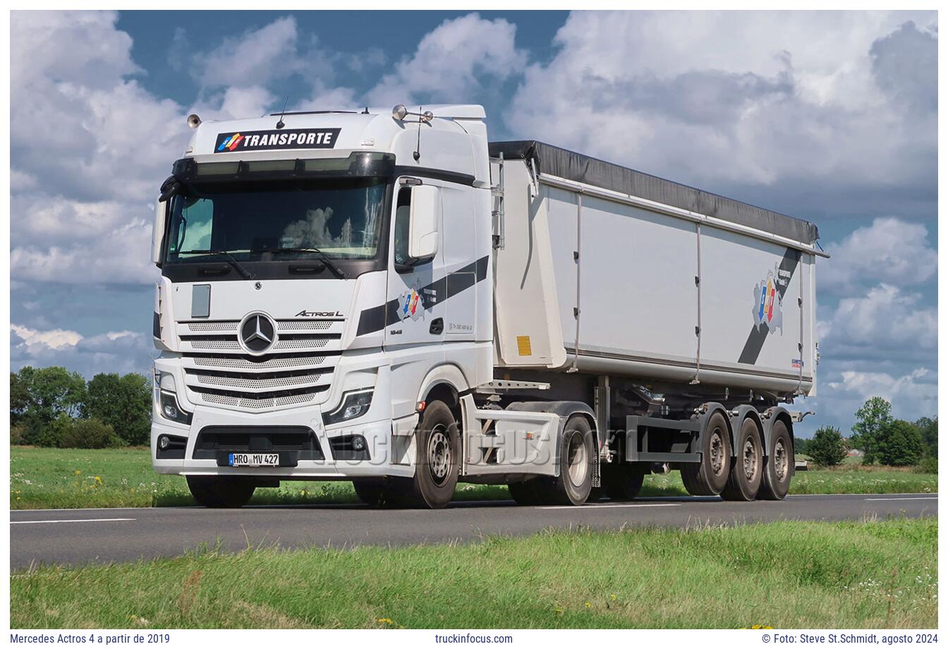 Mercedes Actros 4 a partir de 2019 Foto agosto 2024