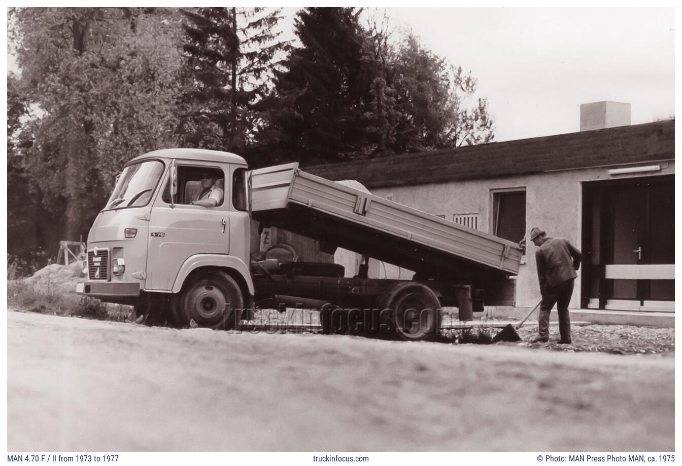 MAN 4.70 F / II from 1973 to 1977 Photo ca. 1975