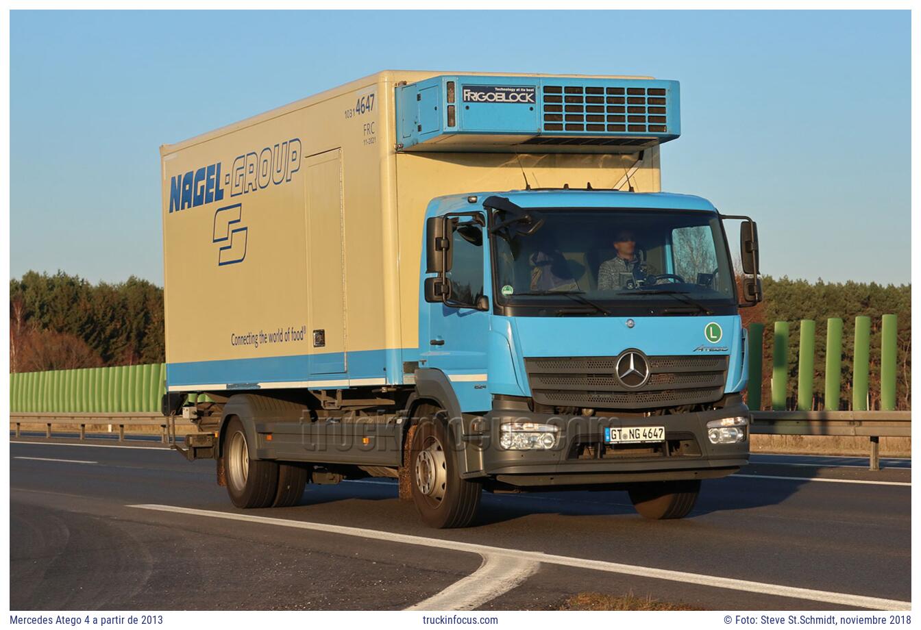 Mercedes Atego 4 a partir de 2013 Foto noviembre 2018