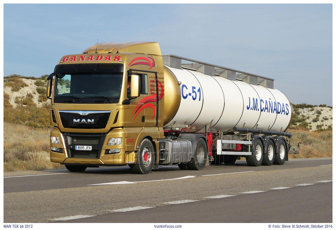 MAN TGX ab 2012 Foto Oktober 2016