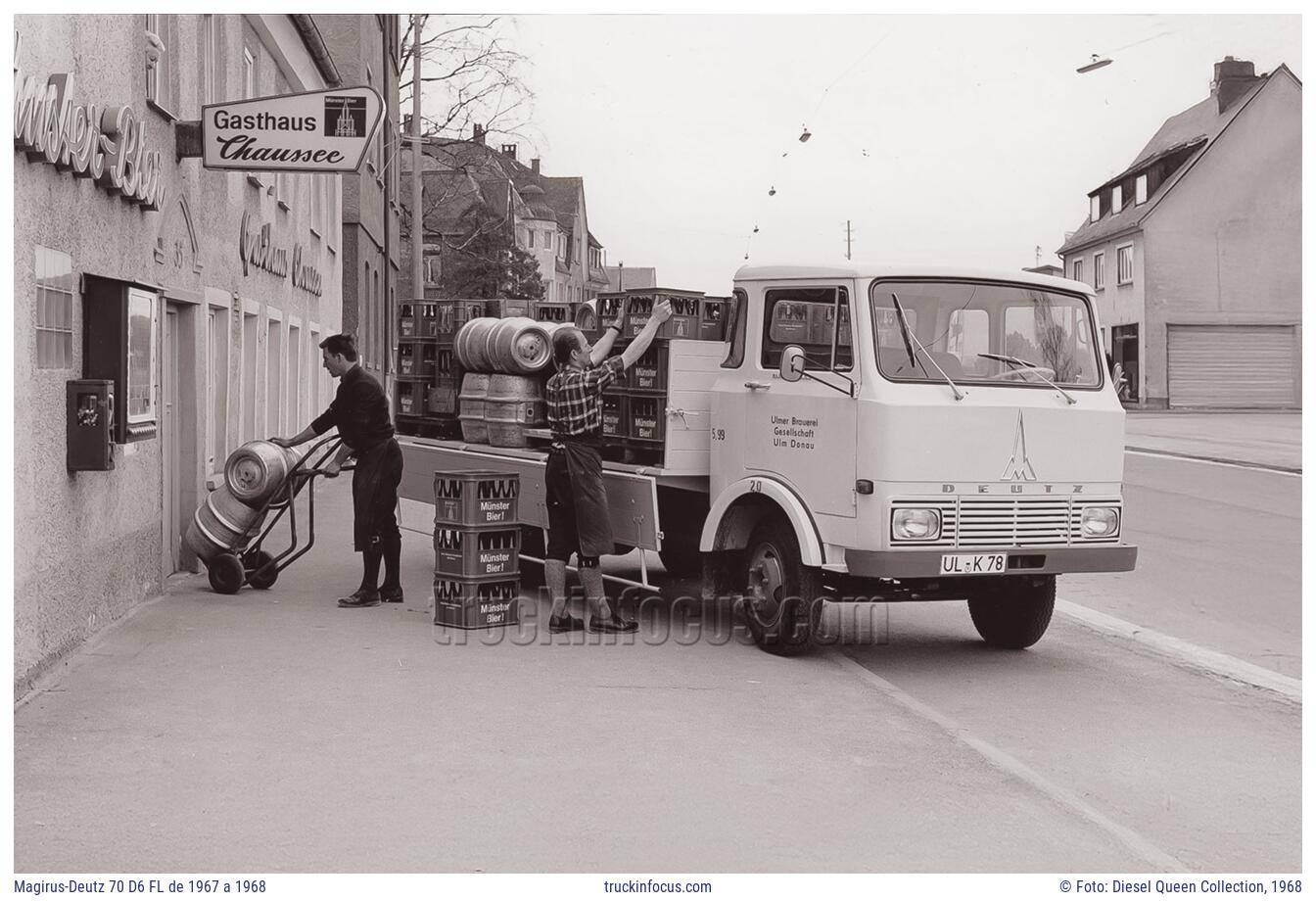 Magirus-Deutz 70 D6 FL de 1967 a 1968 Foto 1968