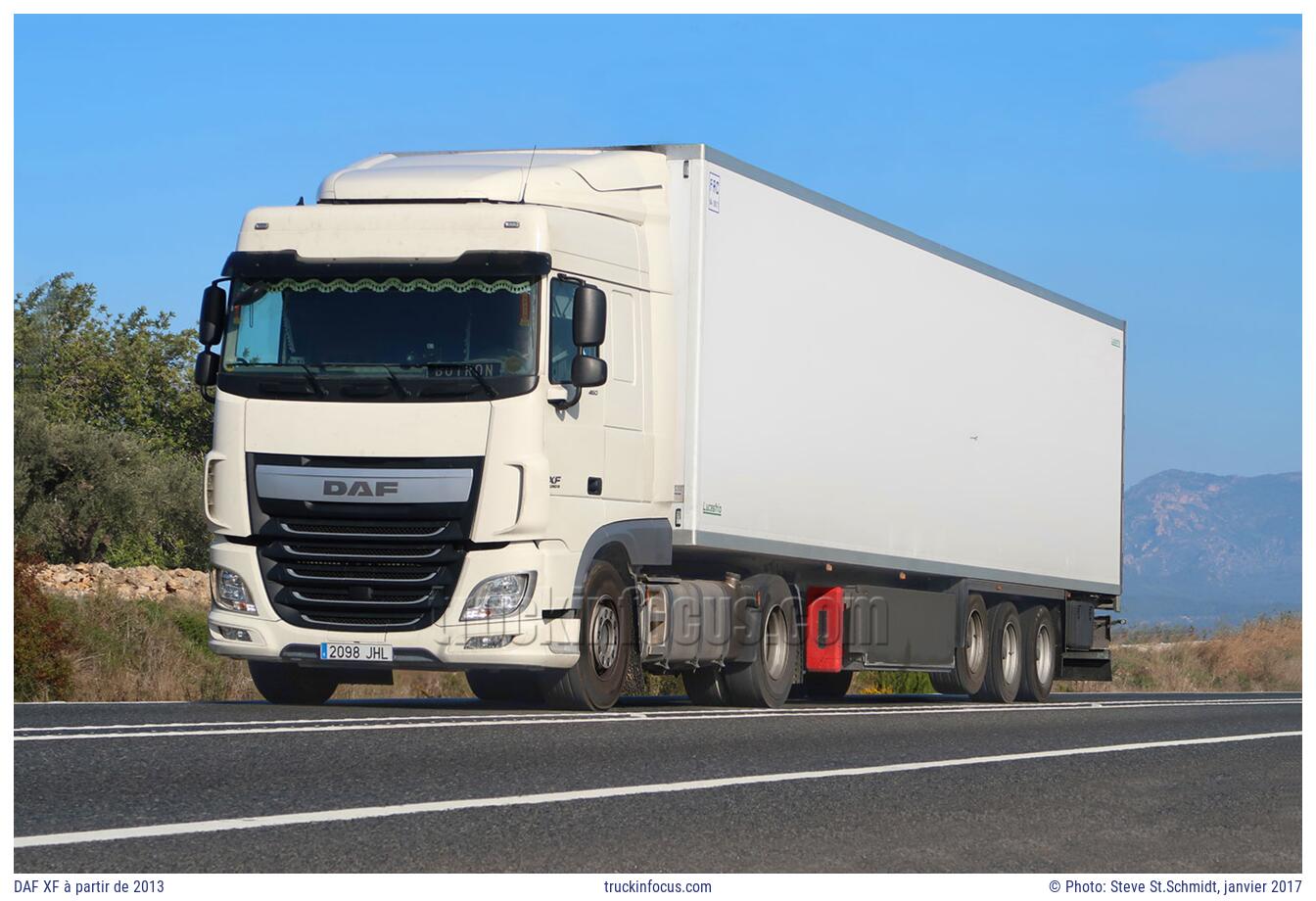 DAF XF à partir de 2013 Photo janvier 2017