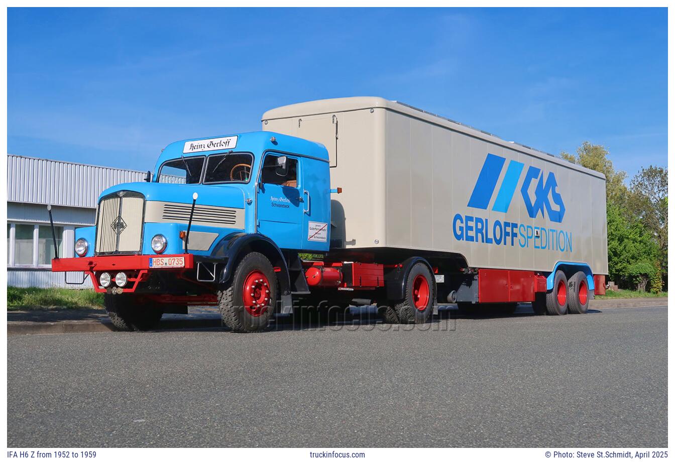 IFA H6 Z from 1952 to 1959 Photo April 2025