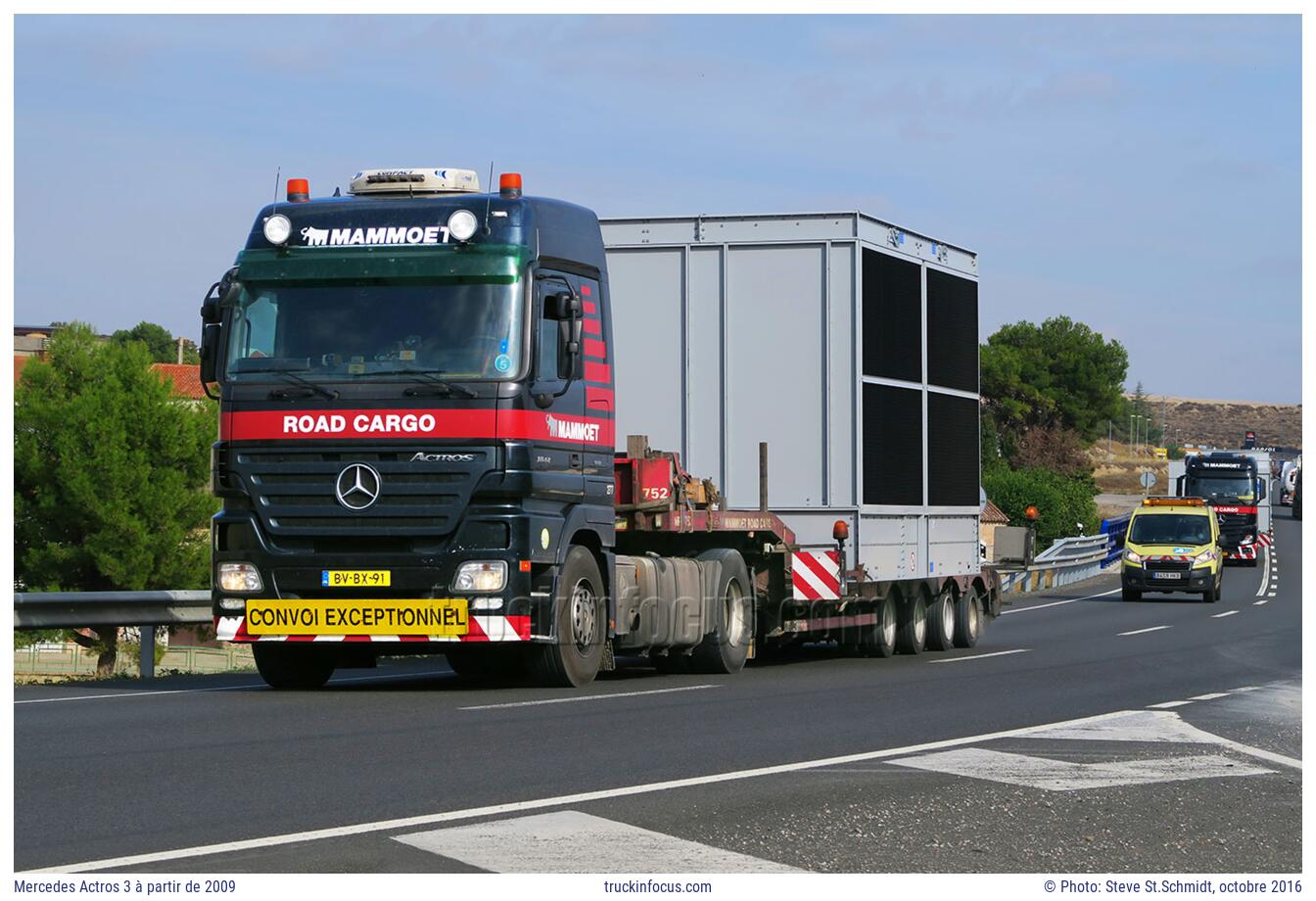 Mercedes Actros 3 à partir de 2009 Photo octobre 2016