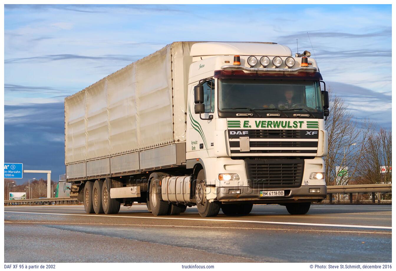 DAF XF 95 à partir de 2002 Photo décembre 2016