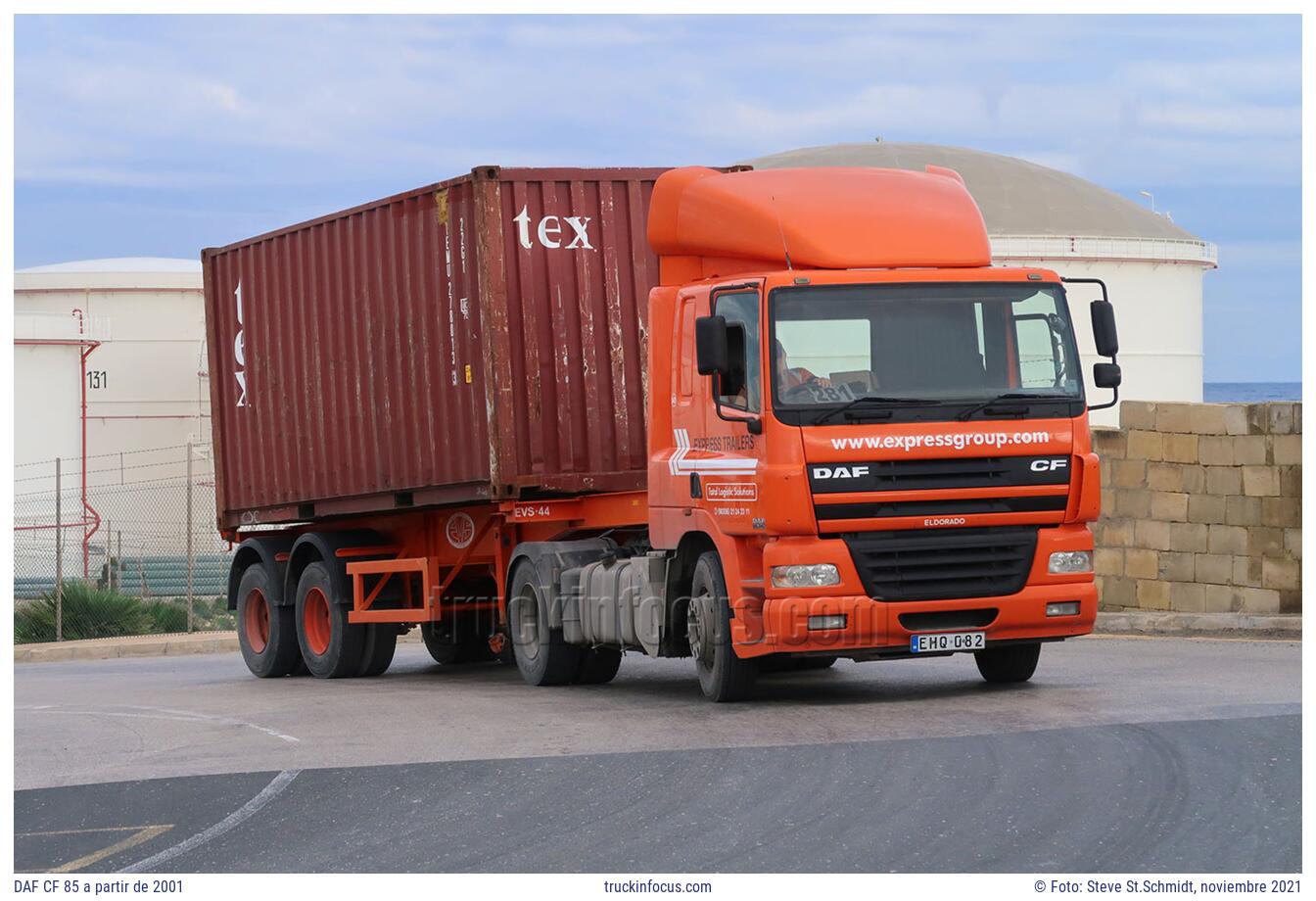 DAF CF 85 a partir de 2001 Foto noviembre 2021