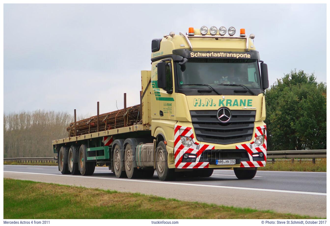 Mercedes Actros 4 from 2011 Photo October 2017