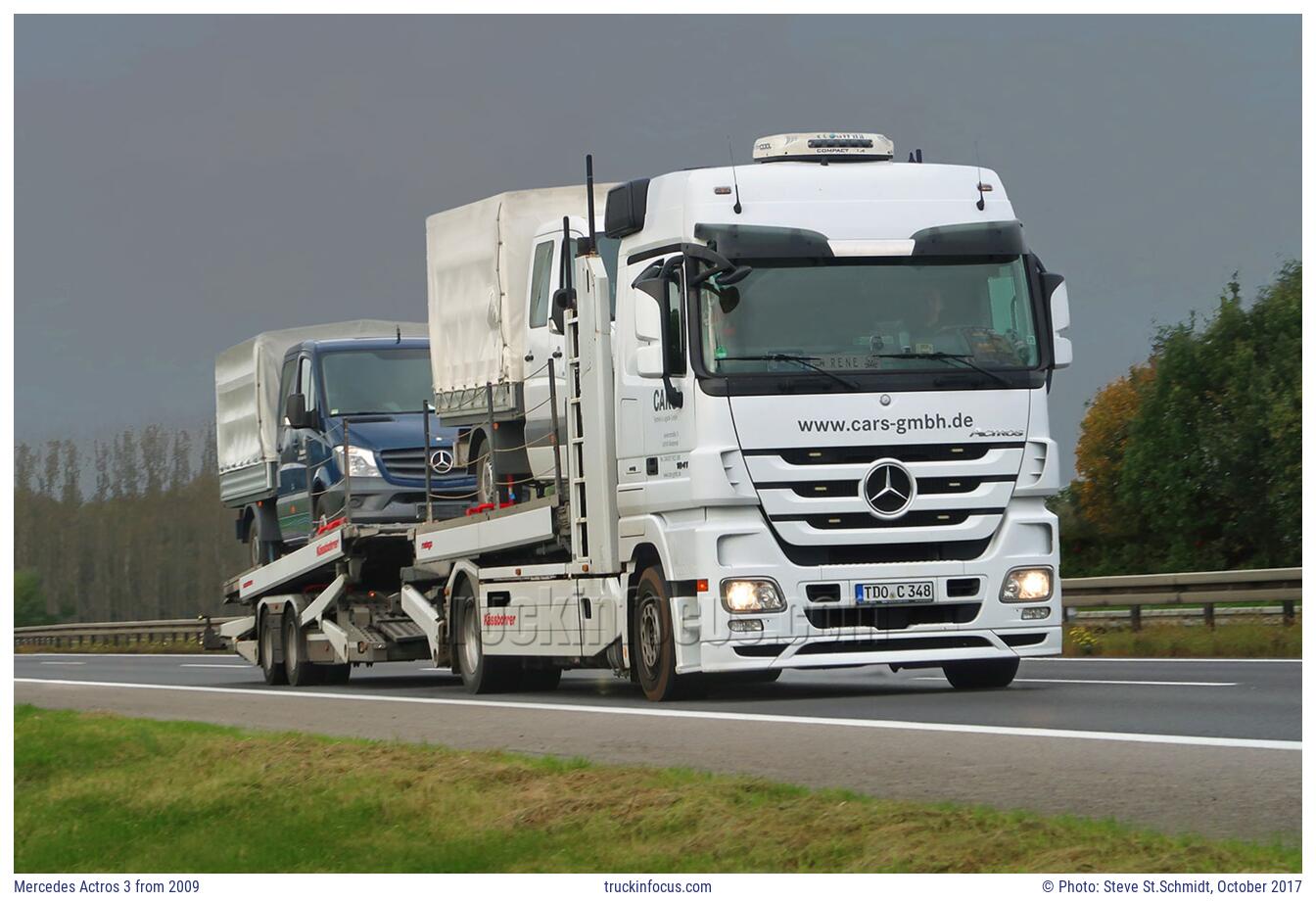 Mercedes Actros 3 from 2009 Photo October 2017