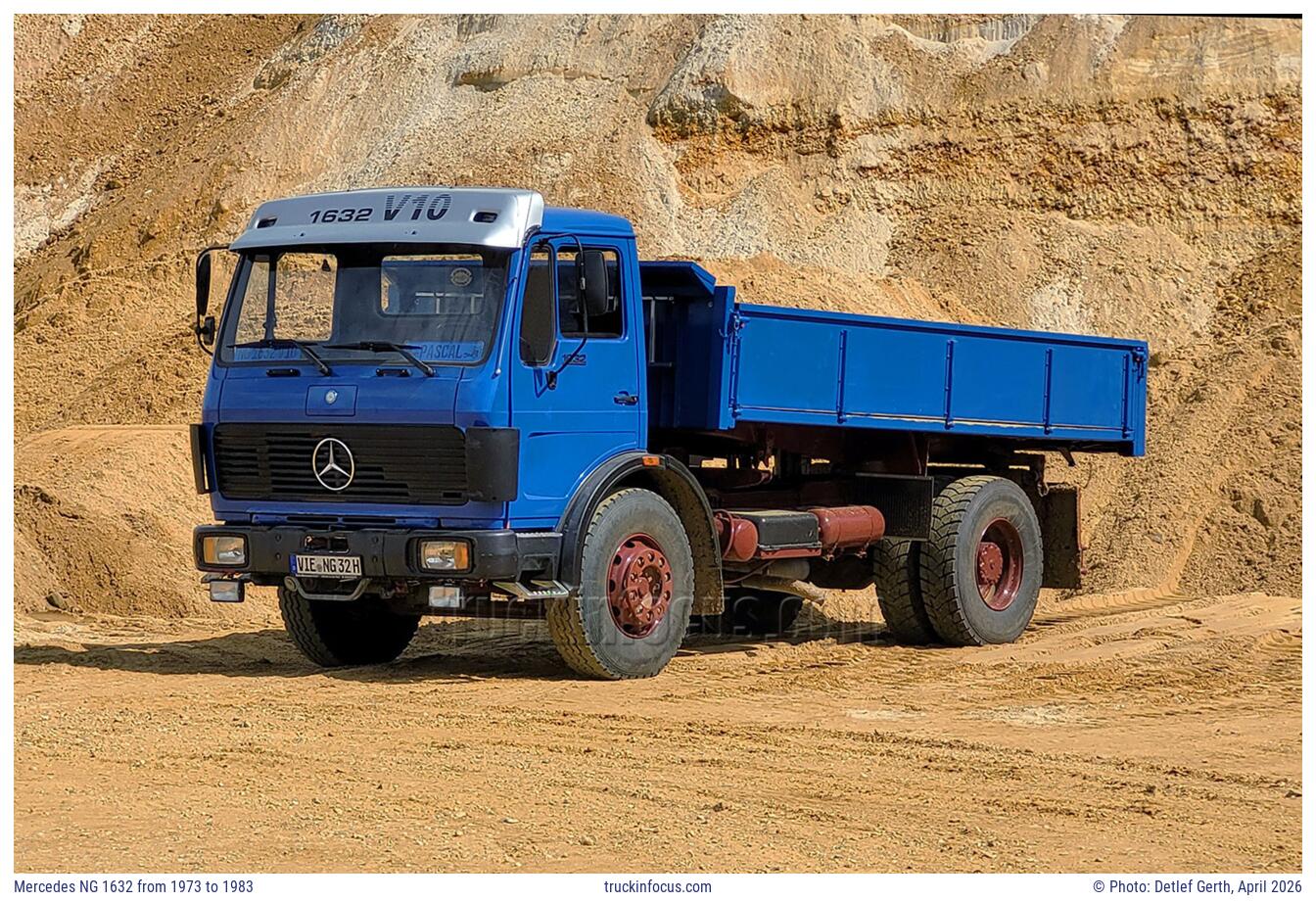 Mercedes NG 1632 from 1973 to 1983 Photo April 2026