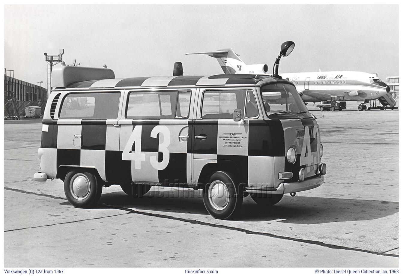 Volkswagen (D) T2a from 1967 Photo ca. 1968