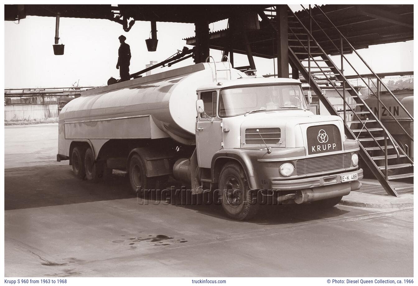 Krupp S 960 from 1963 to 1968 Photo ca. 1966