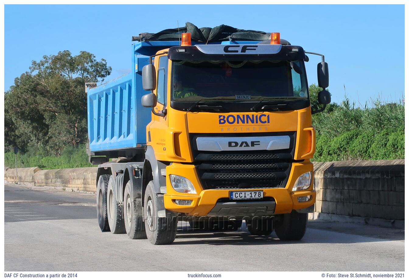 DAF CF Construction a partir de 2014 Foto noviembre 2021