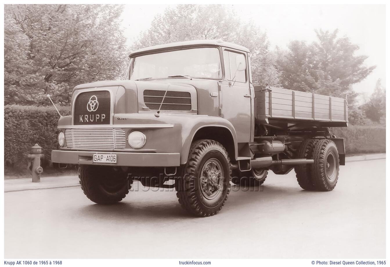 Krupp AK 1060 de 1965 à 1968 Photo 1965