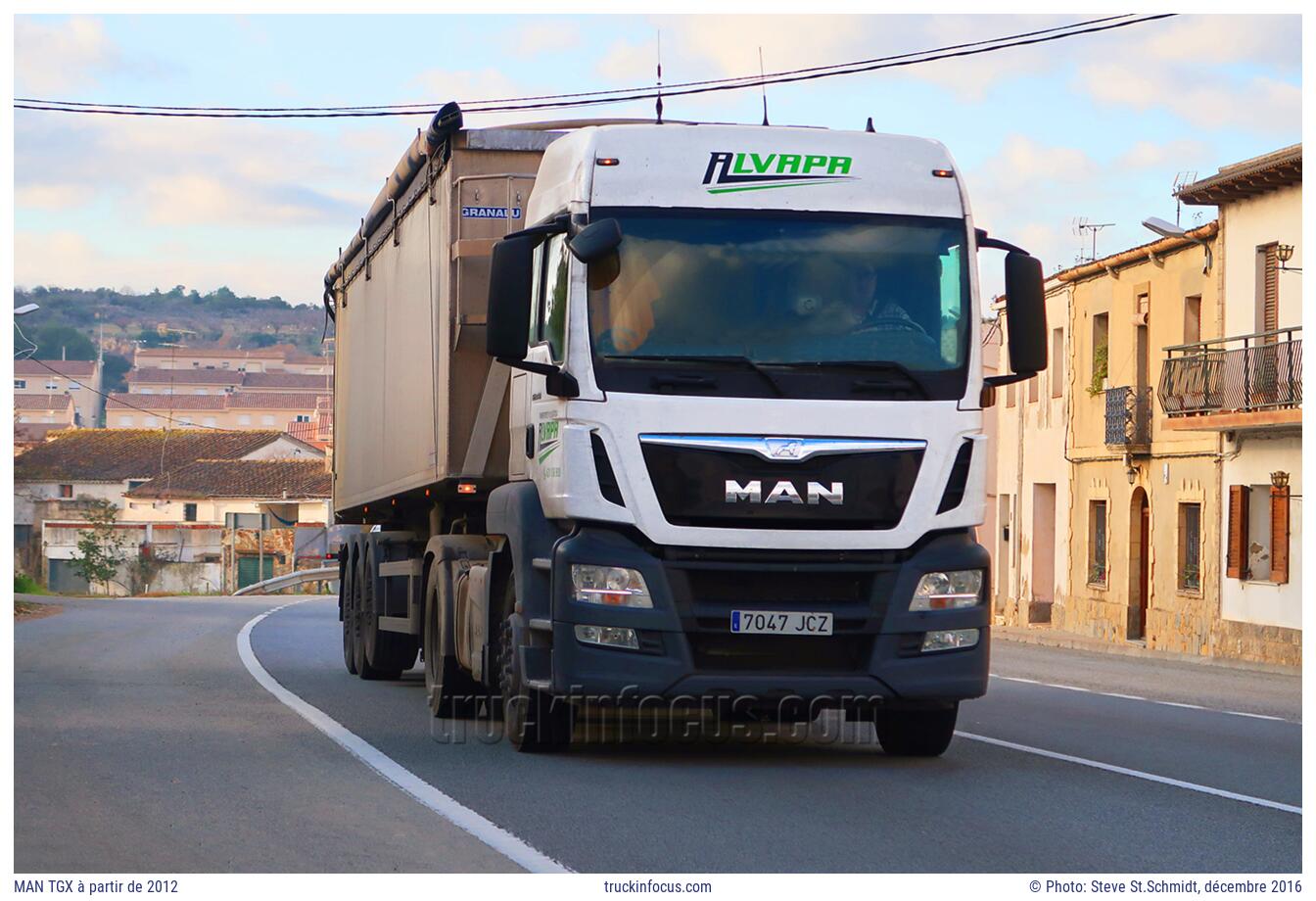 MAN TGX à partir de 2012 Photo décembre 2016