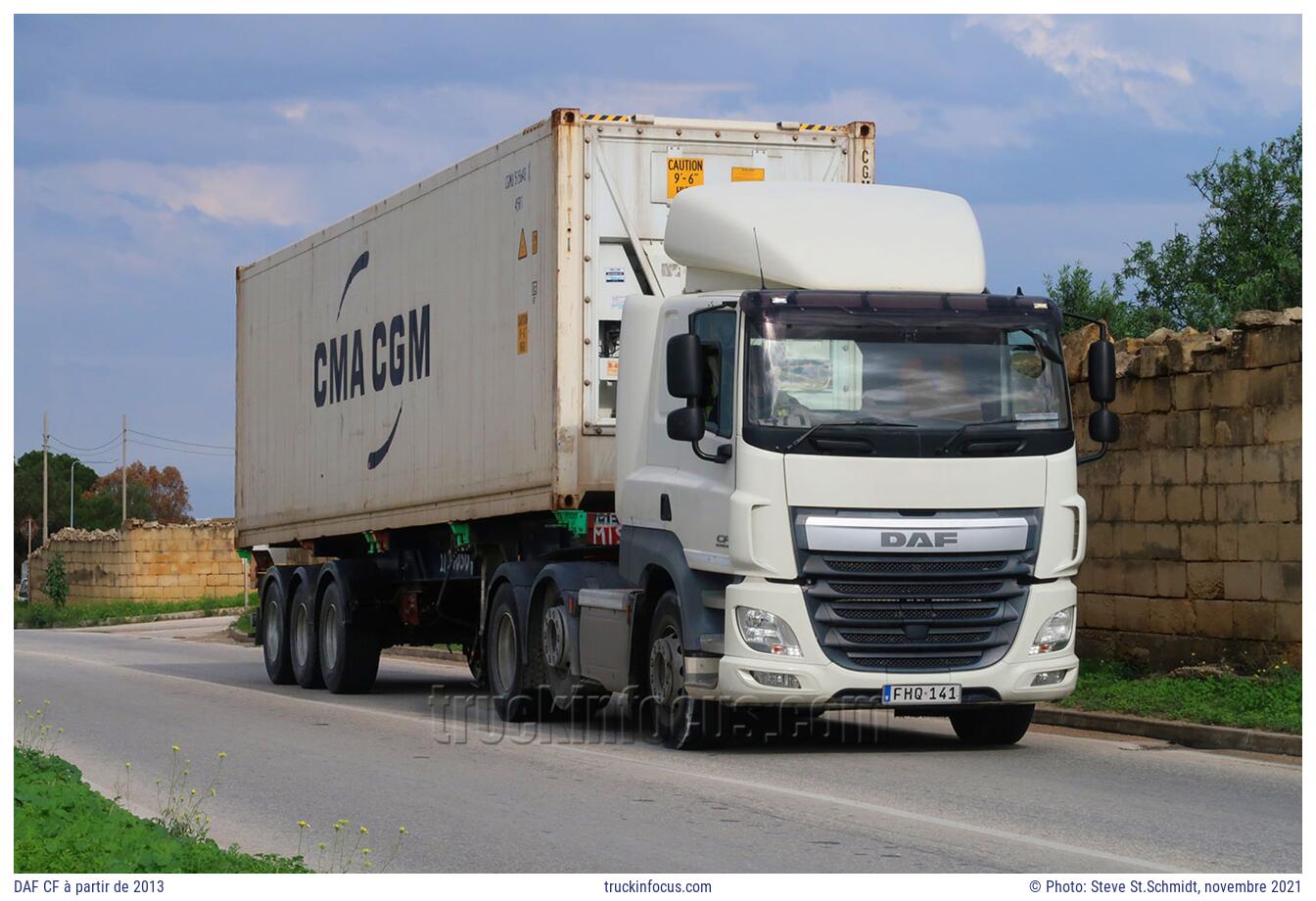 DAF CF à partir de 2013 Photo novembre 2021