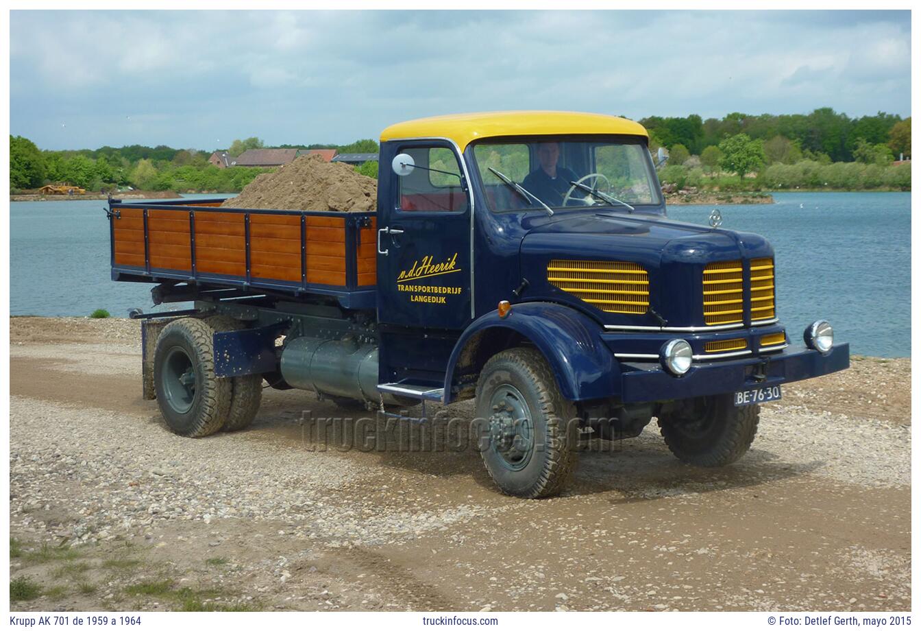 Krupp AK 701 de 1959 a 1964 Foto mayo 2015