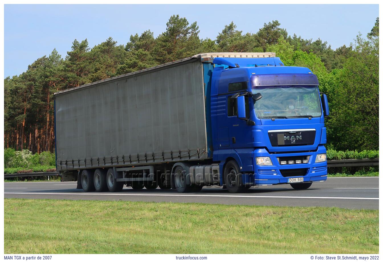 MAN TGX a partir de 2007 Foto mayo 2022