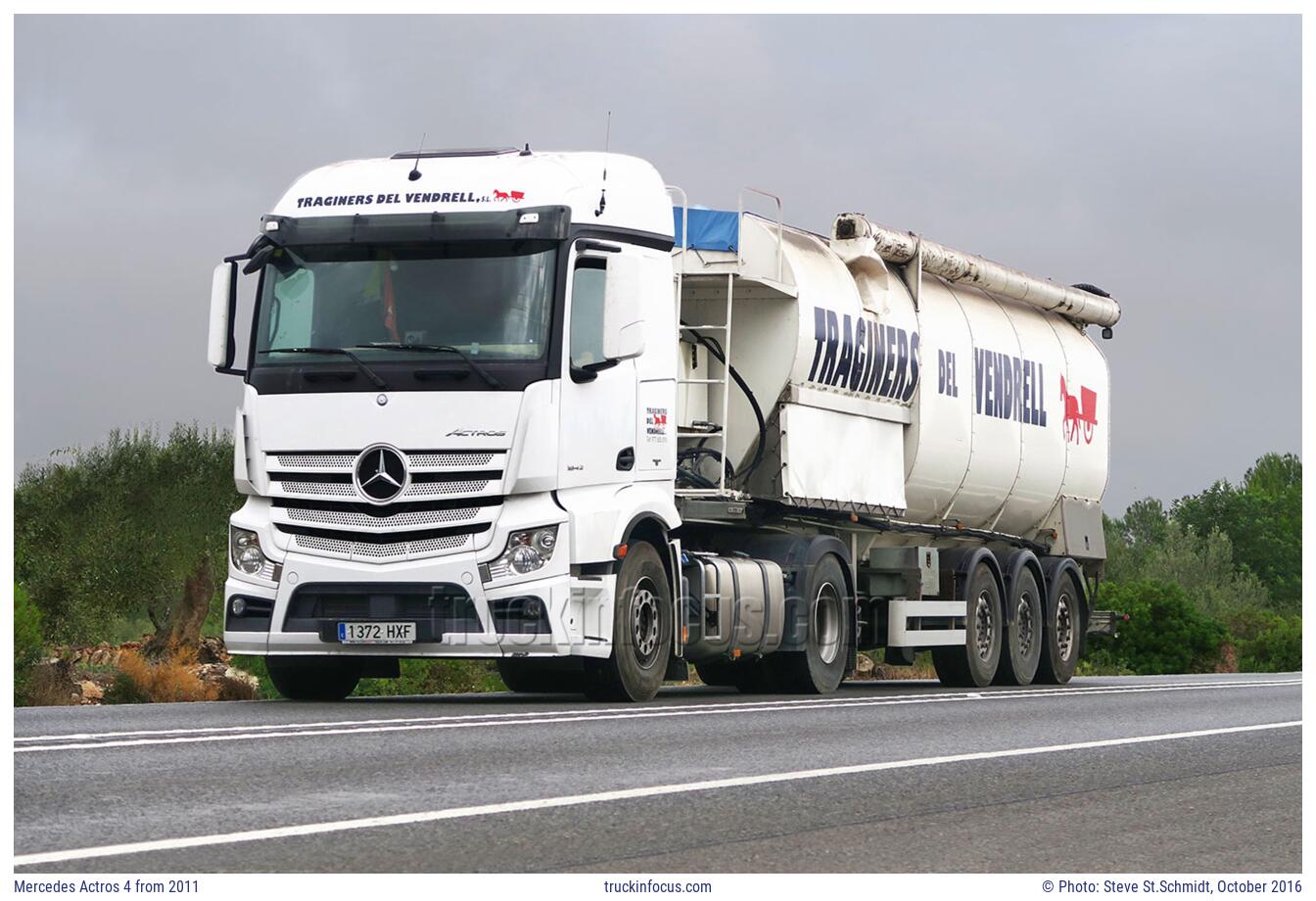 Mercedes Actros 4 from 2011 Photo October 2016