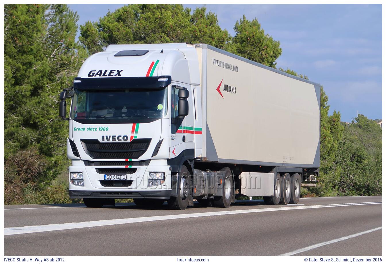 IVECO Stralis Hi-Way AS ab 2012 Foto Dezember 2016