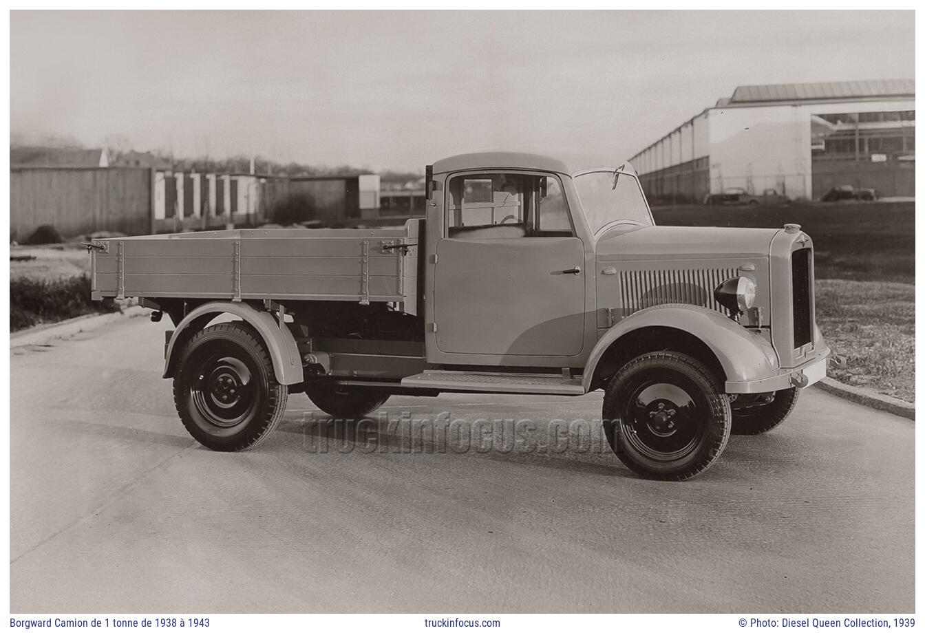 Borgward Camion de 1 tonne de 1938 à 1943 Photo 1939