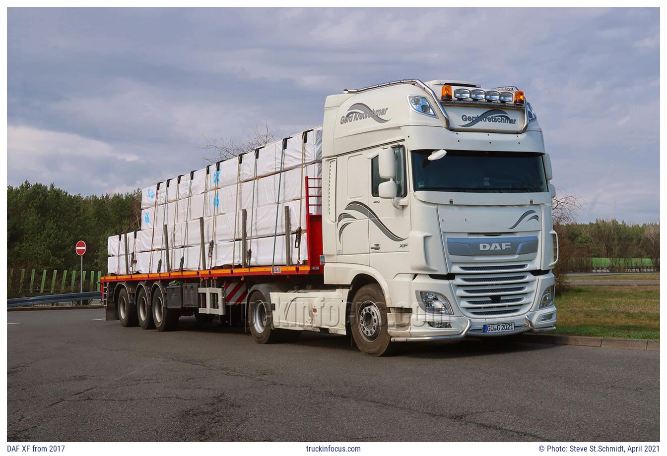 DAF XF from 2017 Photo April 2021