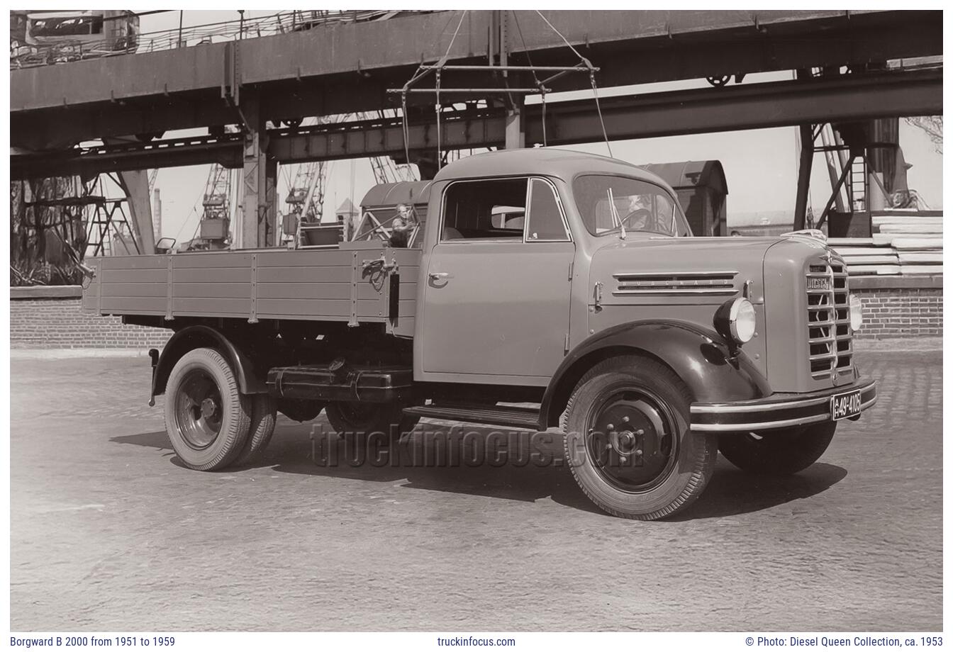 Borgward B 2000 from 1951 to 1959 Photo ca. 1953