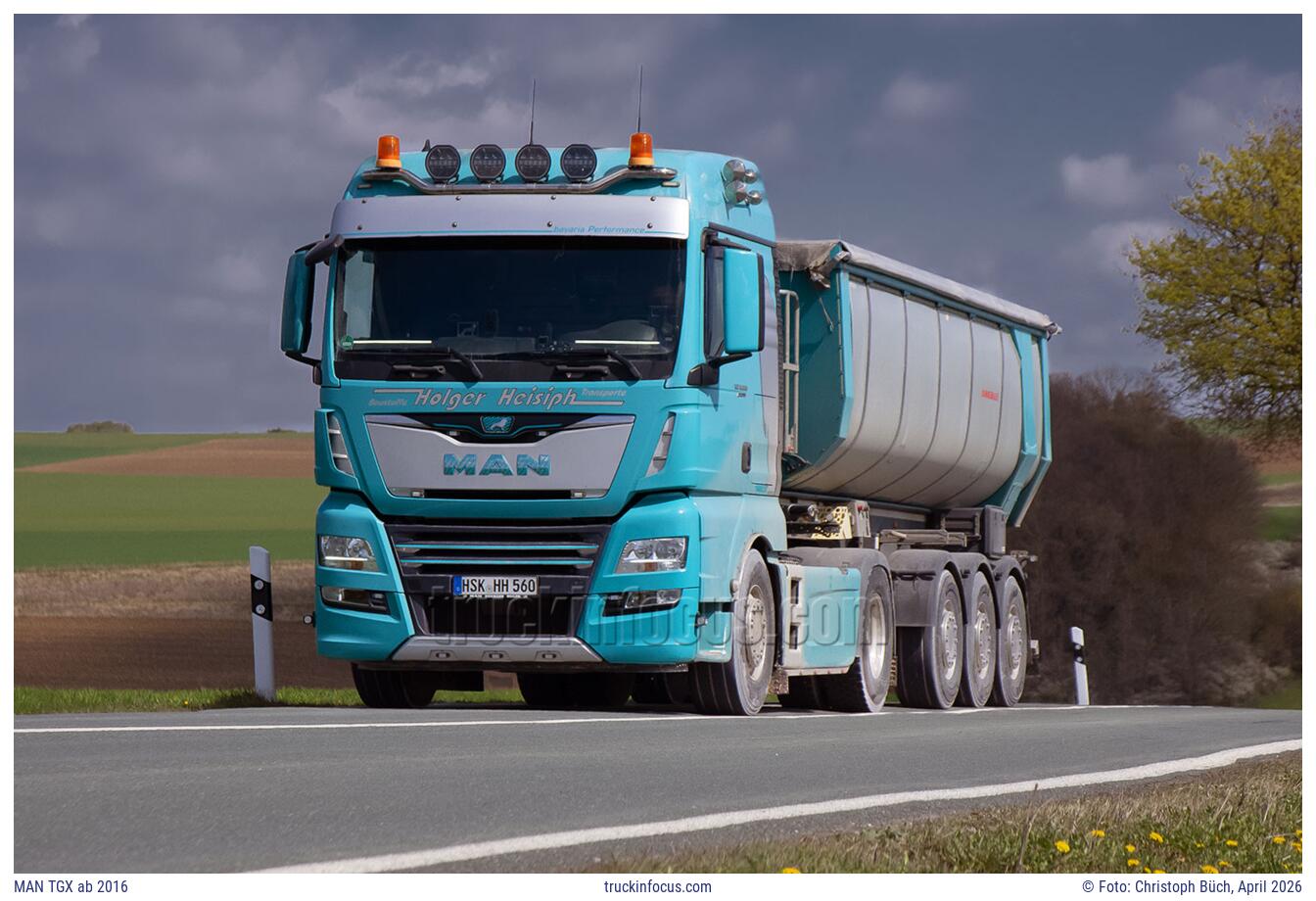 MAN TGX ab 2016 Foto April 2026