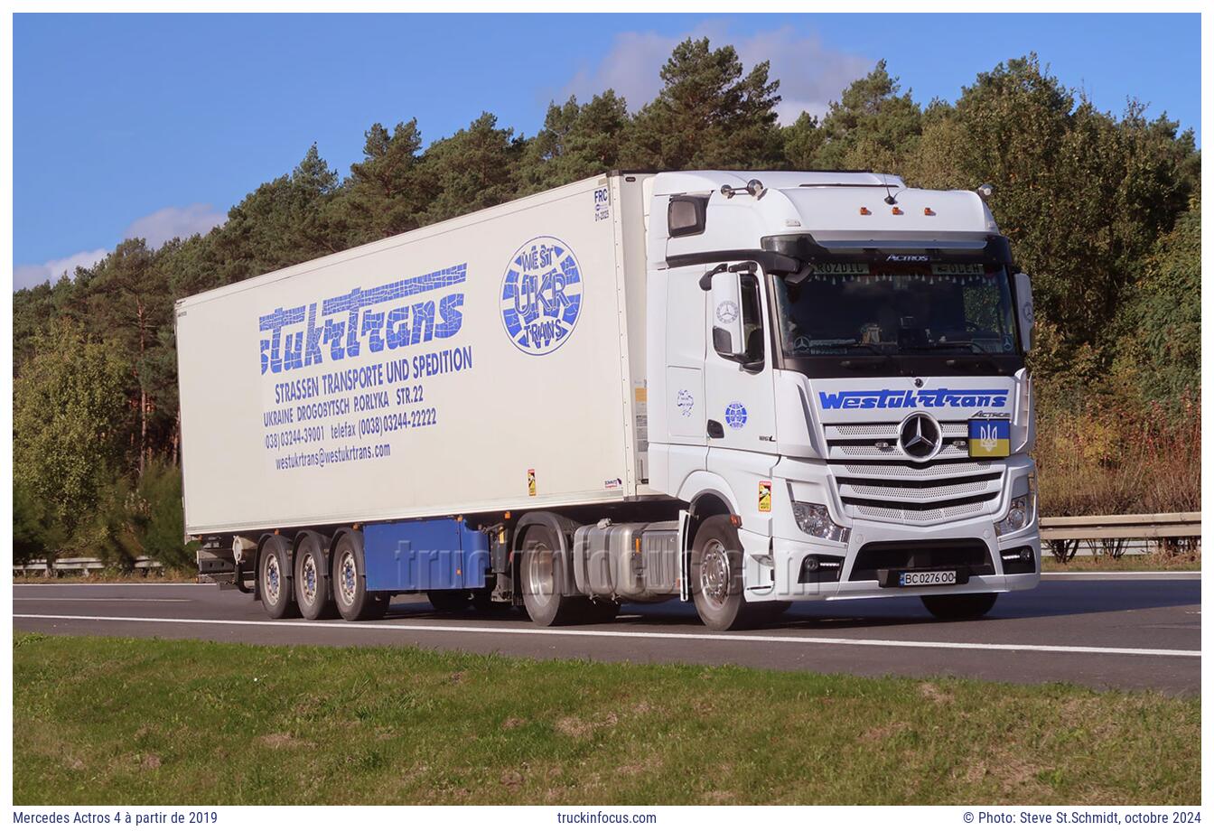 Mercedes Actros 4 à partir de 2019 Photo octobre 2024