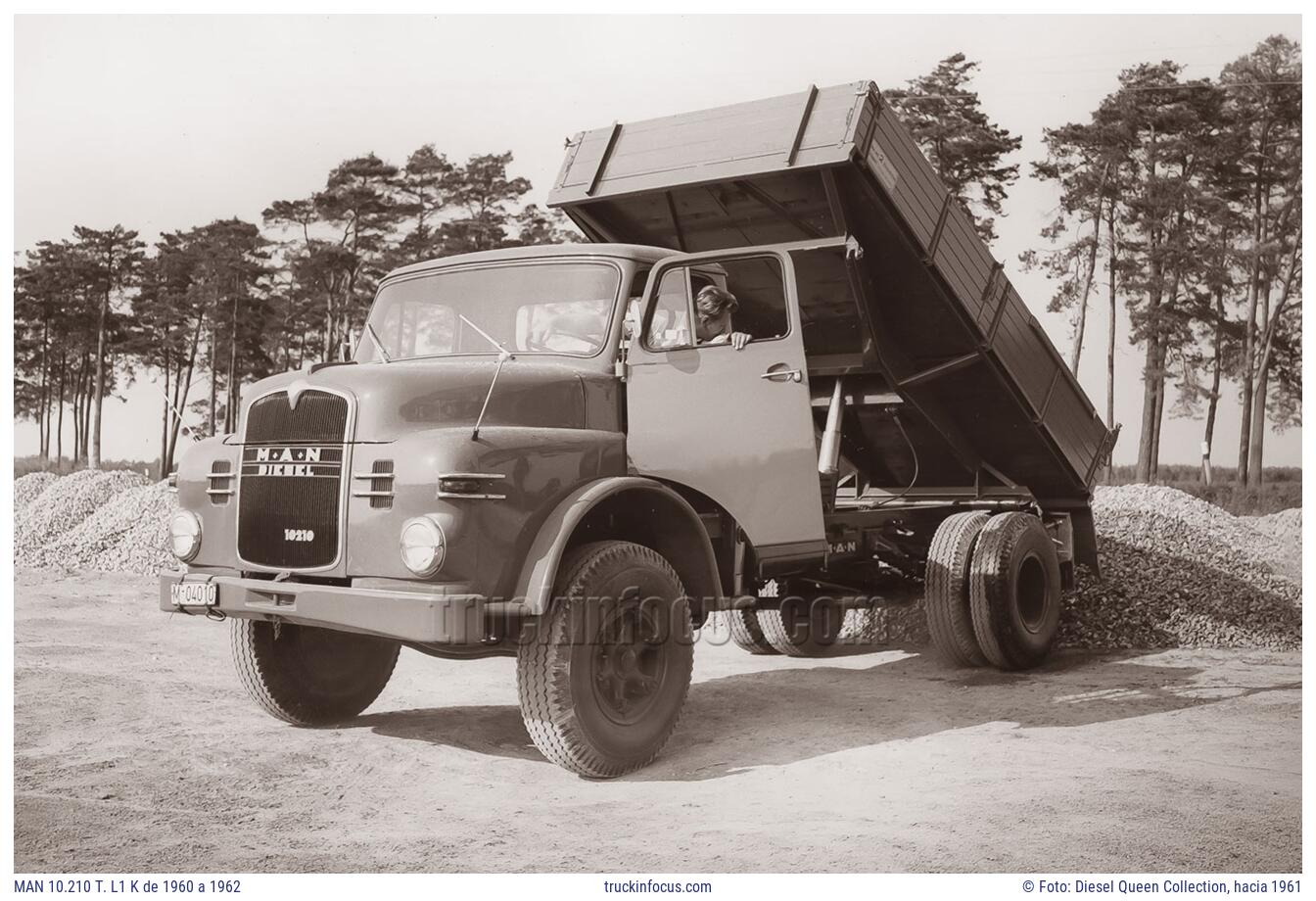 MAN 10.210 T. L1 K de 1960 a 1962 Foto hacia 1961