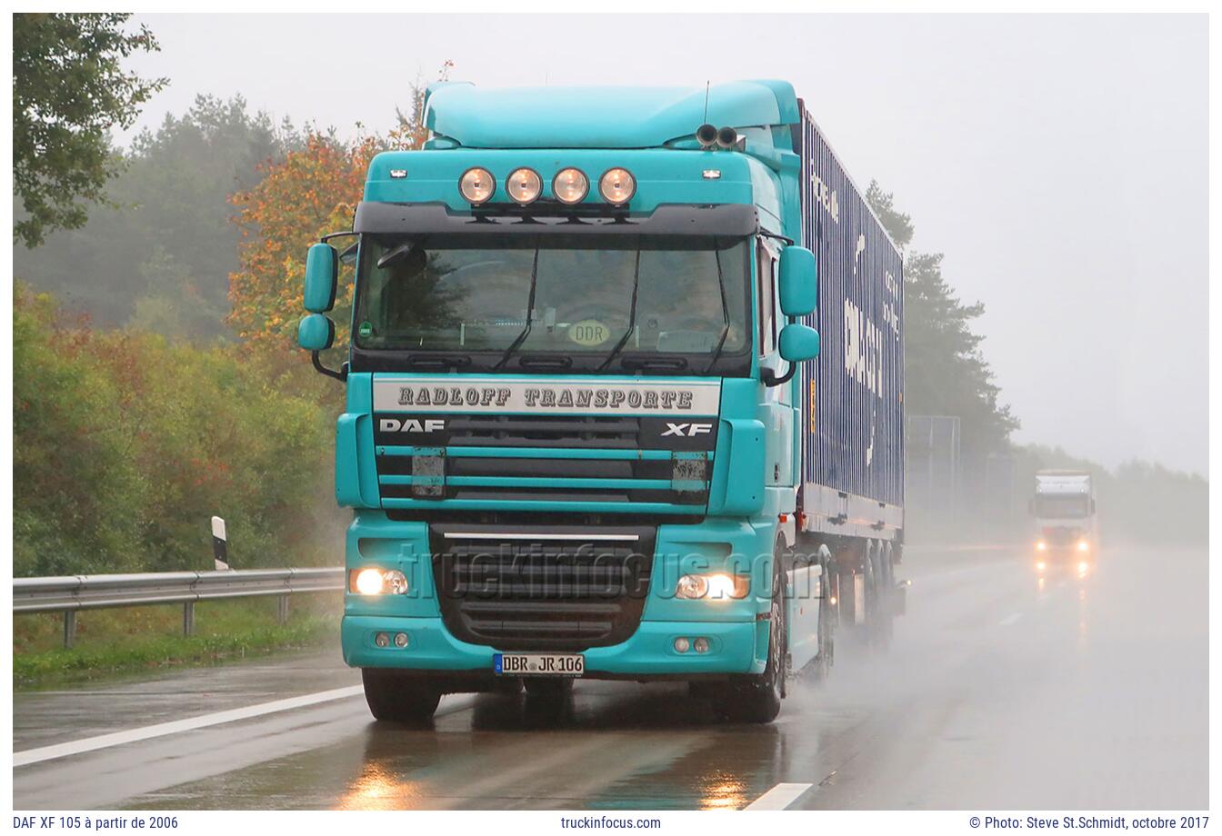 DAF XF 105 à partir de 2006 Photo octobre 2017