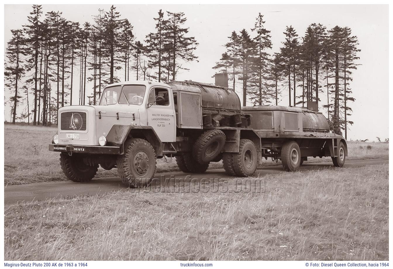 Magirus-Deutz Pluto 200 AK de 1963 a 1964 Foto hacia 1964
