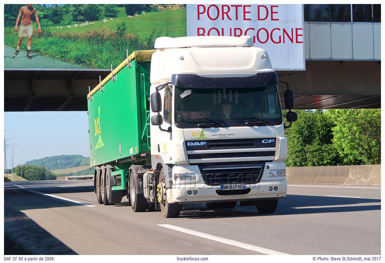 DAF CF 85 à partir de 2006 Photo mai 2017