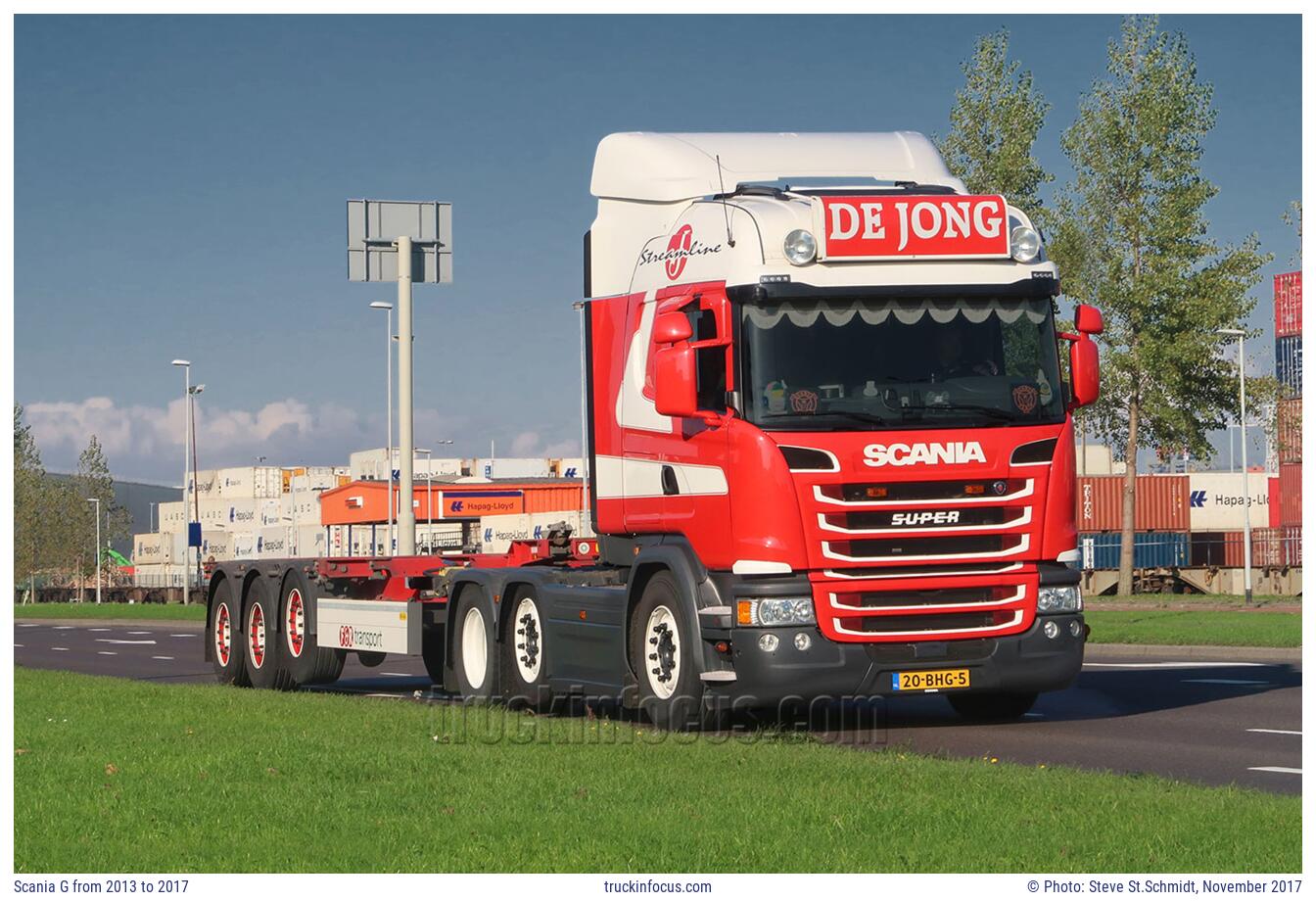 Scania G from 2013 to 2017 Photo November 2017