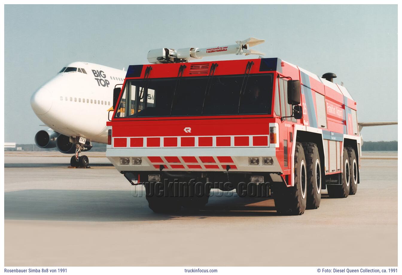 Rosenbauer Simba 8x8 von 1991 Foto ca. 1991