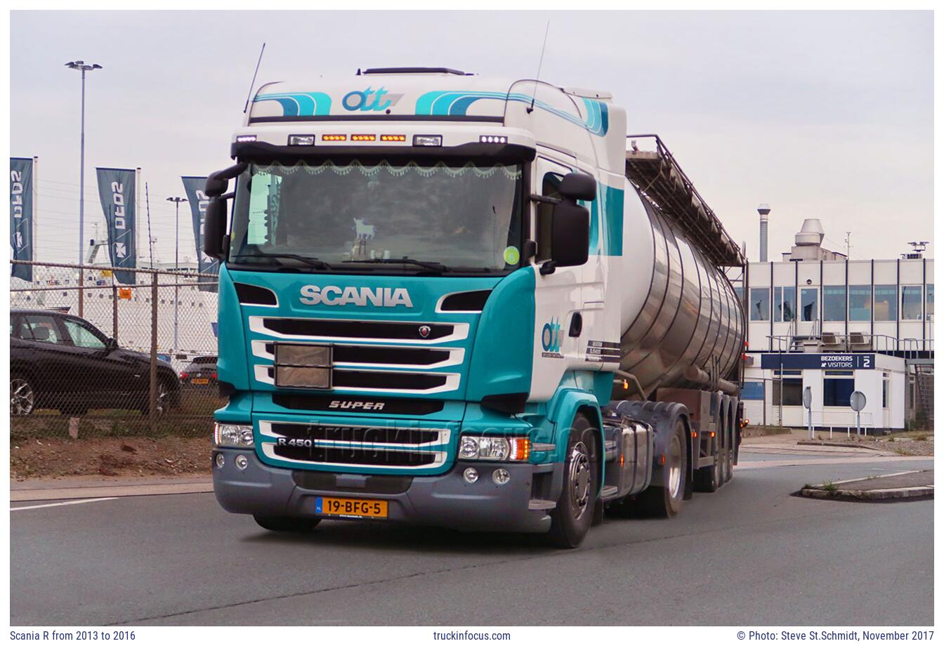 Scania R from 2013 to 2016 Photo November 2017